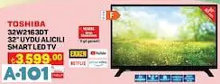 TOSHİBA 32 UYDULU FULL HD SMART LED TV